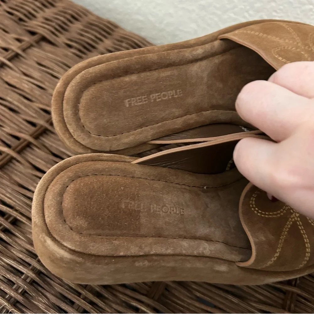 New Free People Haven Western Flatform Sandals - Picture 5 of 7